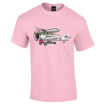 Vintage Swordfish Cartoon T-Shirt - Funky Aviation