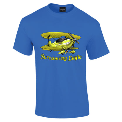 Christen Eagle Aerobatic T-Shirt Yellow - Funky Aviation