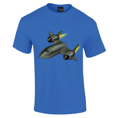 Blackbird SR71 Aircraft T-Shirt - Funky Aviation