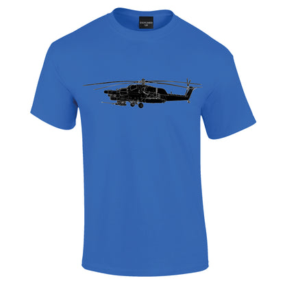 Mi-28 Havoc Military Helicopter T-Shirt - Funky Aviation