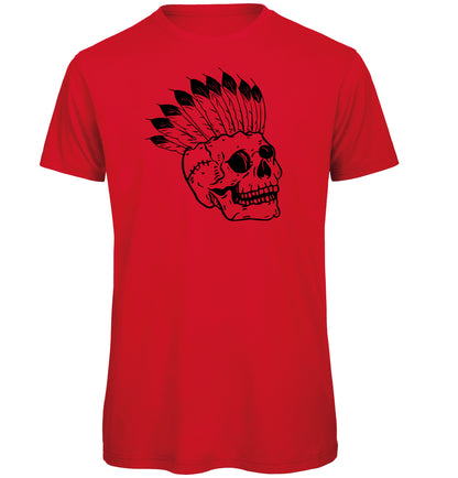 Mohawk Skull design T-Shirt - Funky Aviation