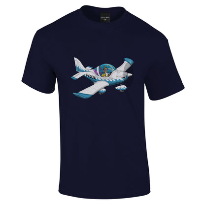 Eurostar EV97 Aqua Fish tank Cartoon T-Shirt - Funky Aviation