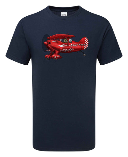 Aerobatic Pitts Cartoon T-Shirt
