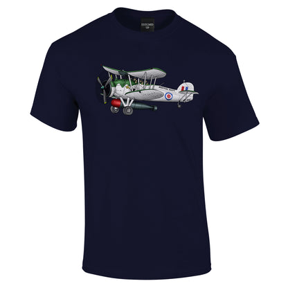 Vintage Swordfish Cartoon T-Shirt - Funky Aviation