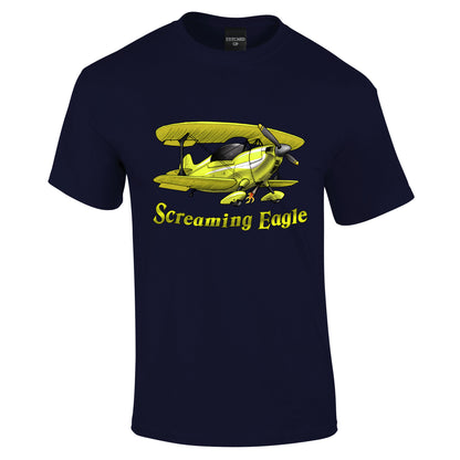 Christen Eagle Aerobatic T-Shirt Yellow - Funky Aviation