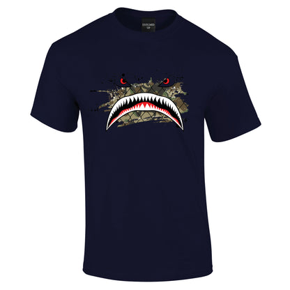 Flying Tiger Shark T-Shirt - Funky Aviation