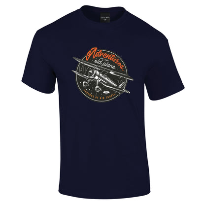 Adventures in an Old Plane T-Shirt - Funky Aviation