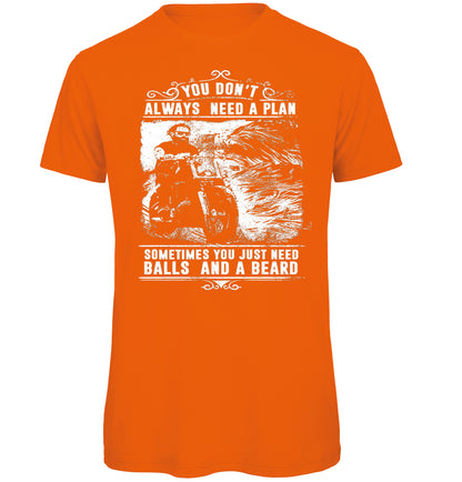 Always need a plan Biker T-Shirt - Scattee