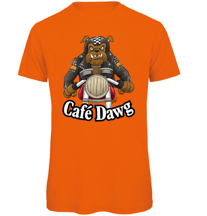 Cafe Dawg Biker T-Shirt - Scattee