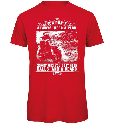 Always need a plan Biker T-Shirt - Scattee