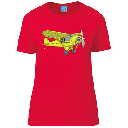 Piper Cub Ladies T-Shirt - Funky Aviation