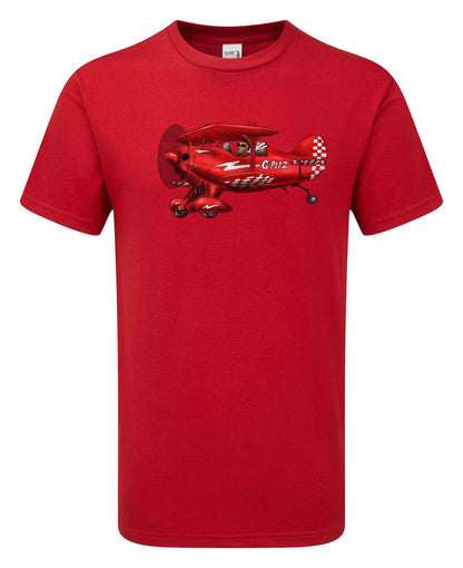 Aerobatic Pitts Cartoon T-Shirt