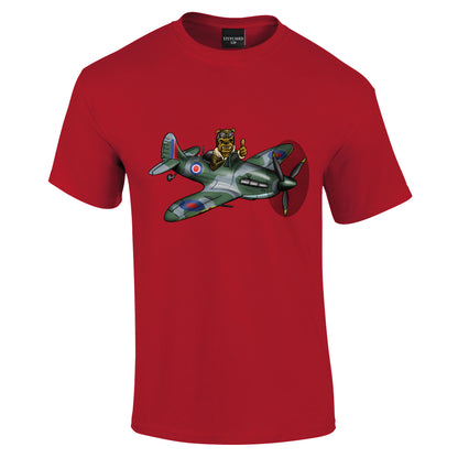 Spitfire British Bulldog T-Shirt - Funky Aviation