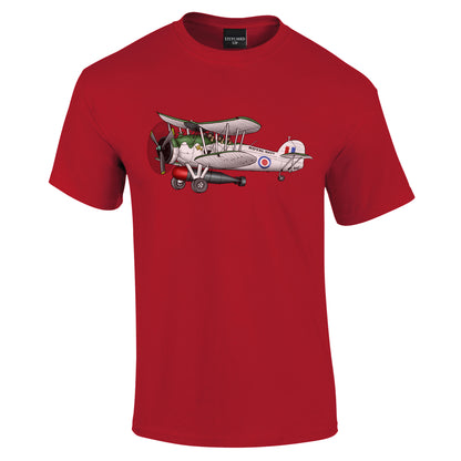 Vintage Swordfish Cartoon T-Shirt - Funky Aviation