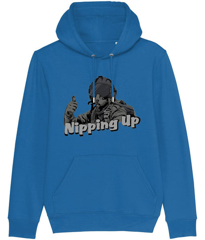 Nipping Up Fighter Pilot Hoodie - Funky Aviation