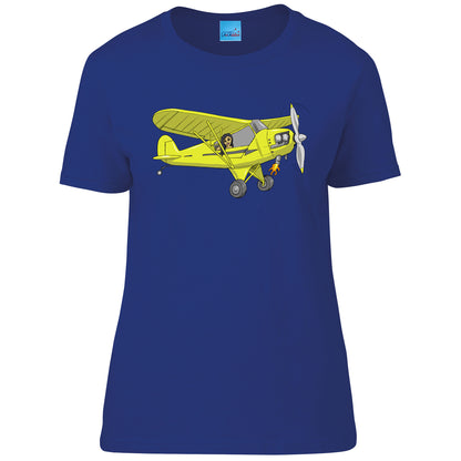 Piper Cub Ladies T-Shirt - Funky Aviation