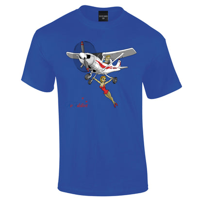 Fly High trapeze Cessna Cartoon T-Shirt - Funky Aviation
