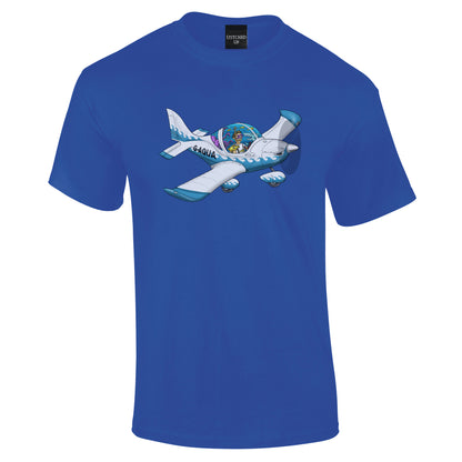 Eurostar EV97 Aqua Fish tank Cartoon T-Shirt - Funky Aviation