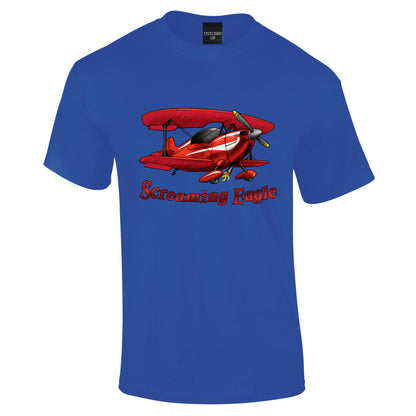 Christen Eagle T-Shirt Red Aerobatic - Funky Aviation