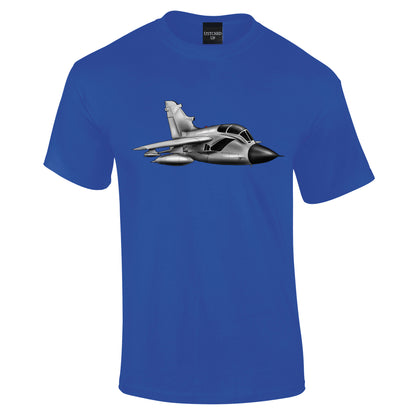 Tornado Jet In Flight Cartoon T-Shirt - Funky Aviation