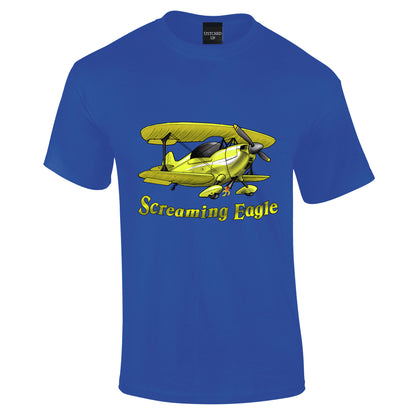 Christen Eagle Aerobatic T-Shirt Yellow - Funky Aviation