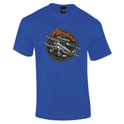 Adventures in an Old Plane T-Shirt - Funky Aviation