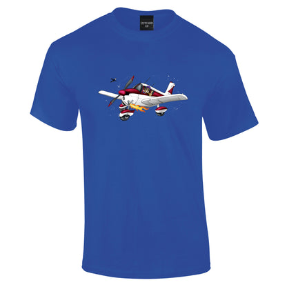 Piper PA28 Cartoon T-Shirt - Funky Aviation