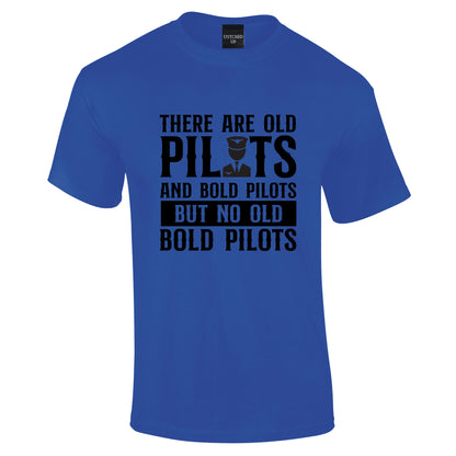 Old pilots and Bold pilots T-Shirt - Funky Aviation