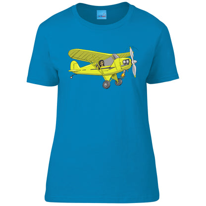 Piper Cub Ladies T-Shirt - Funky Aviation