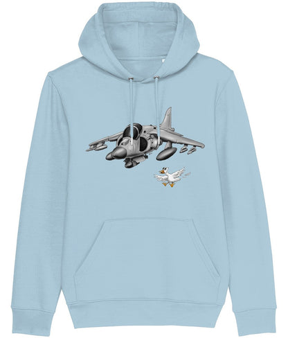 Harrier Jump Jet Cartoon Hoodie - Funky Aviation