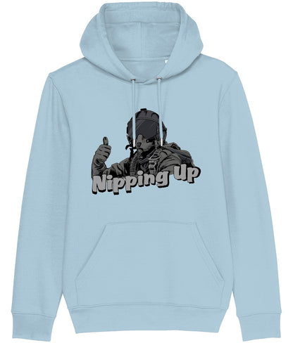 Nipping Up Fighter Pilot Hoodie - Funky Aviation