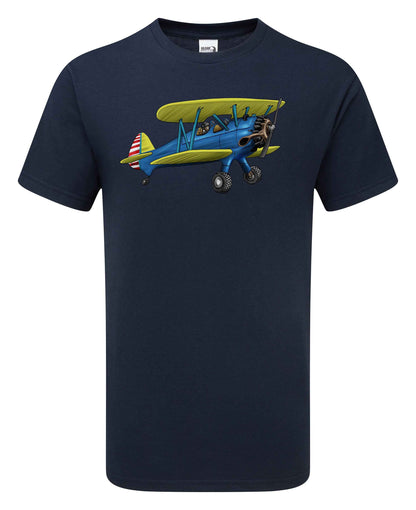 Boeing Stearman Cartoon T-Shirt