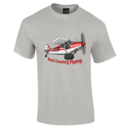 Super Cub Back Country Flying Pilot T-Shirt - Funky Aviation