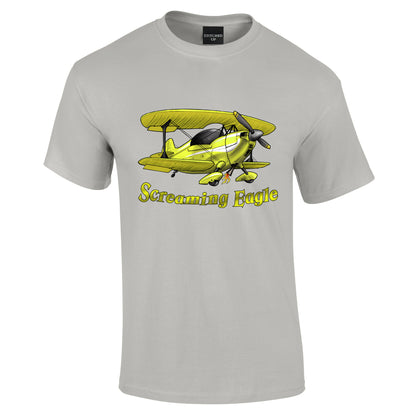 Christen Eagle Aerobatic T-Shirt Yellow - Funky Aviation