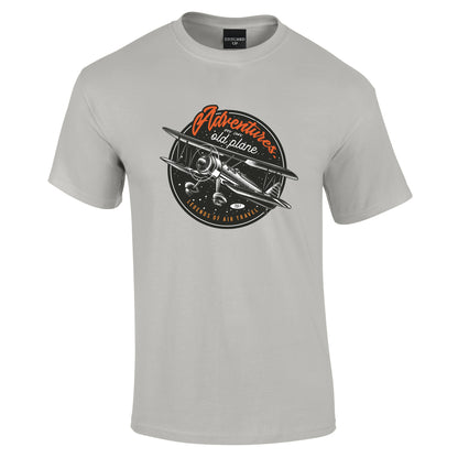 Adventures in an Old Plane T-Shirt - Funky Aviation