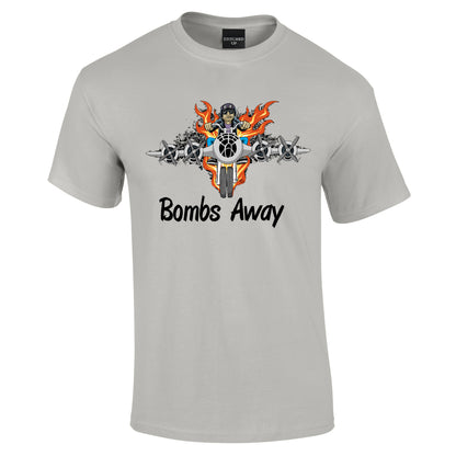 Bombs away Biker Aviation T-Shirt - Funky Aviation