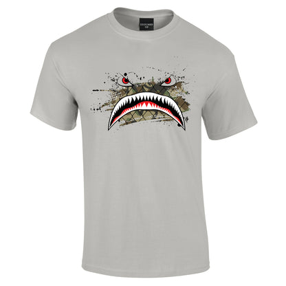 Flying Tiger Shark T-Shirt - Funky Aviation