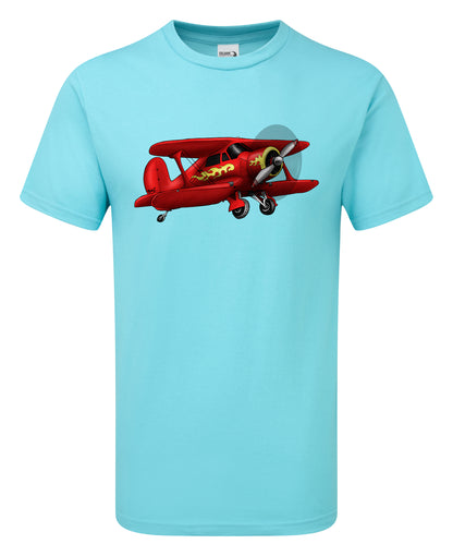 Staggerwing Cartoon T-Shirt - Funky Aviation