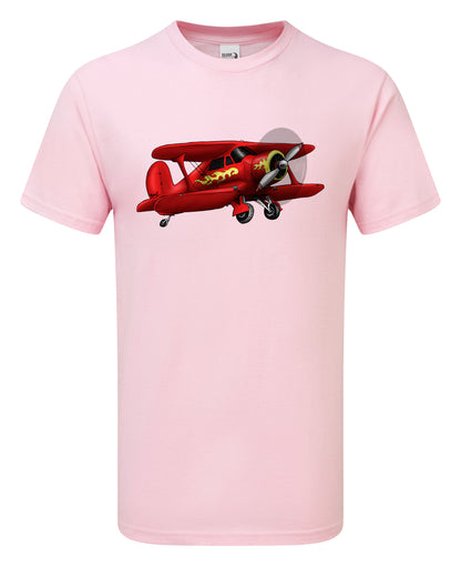 Staggerwing Cartoon T-Shirt - Funky Aviation