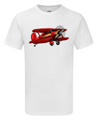 Staggerwing Cartoon T-Shirt - Funky Aviation