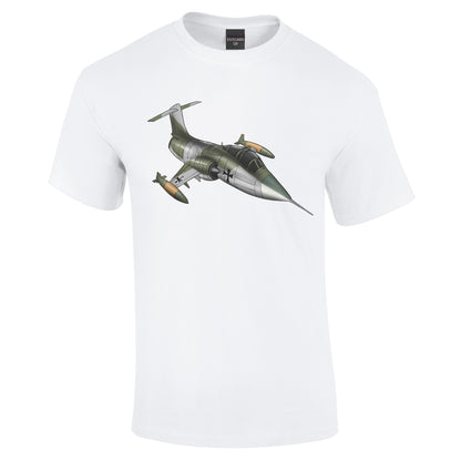 Starfighter Jet Hand drawn Cartoon T-Shirt - Funky Aviation