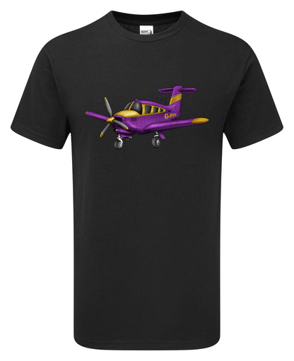 The T-Tail Aeroplane Cartoon T-Shirt - Funky Aviation
