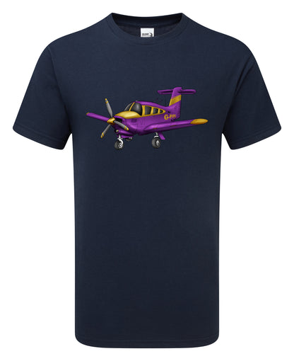 The T-Tail Aeroplane Cartoon T-Shirt - Funky Aviation