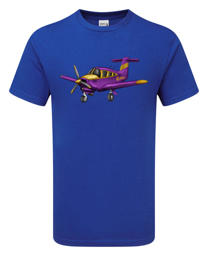 The T-Tail Aeroplane Cartoon T-Shirt - Funky Aviation