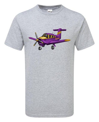 The T-Tail Aeroplane Cartoon T-Shirt - Funky Aviation