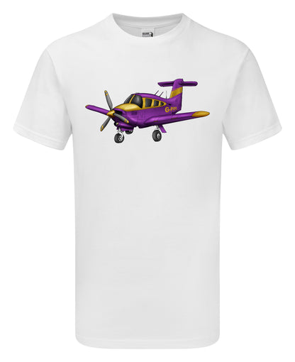 The T-Tail Aeroplane Cartoon T-Shirt - Funky Aviation