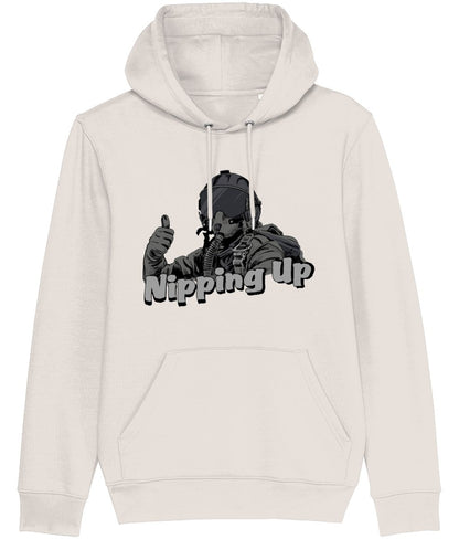 Nipping Up Fighter Pilot Hoodie - Funky Aviation