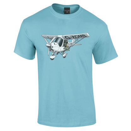 Ikarus C42  Zombie Pilot  T-Shirt - Funky Aviation