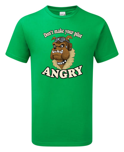 Don't make your pilot Angry T Shirt - Funky Aviation