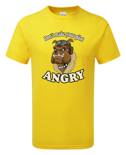 Don't make your pilot Angry T Shirt - Funky Aviation